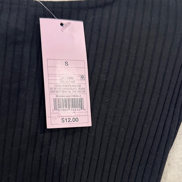 Wild Fable Black Ribbed Mini Dress - Picture 3 of 5